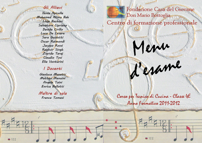 menu d'esame prove di qualifica cfp