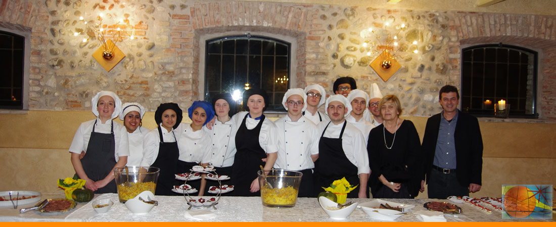 buffet preparato dal centro formazione professionale casa del giovane