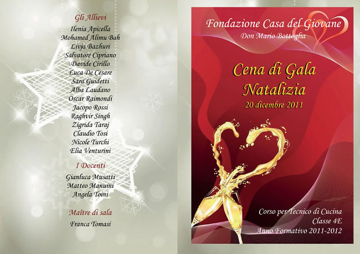 cena di gala natalizia 20 dicembre 2011