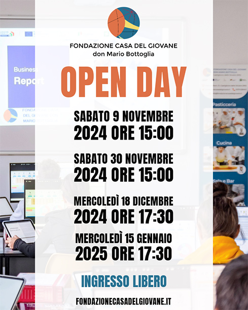 open day cfp casa del giovane