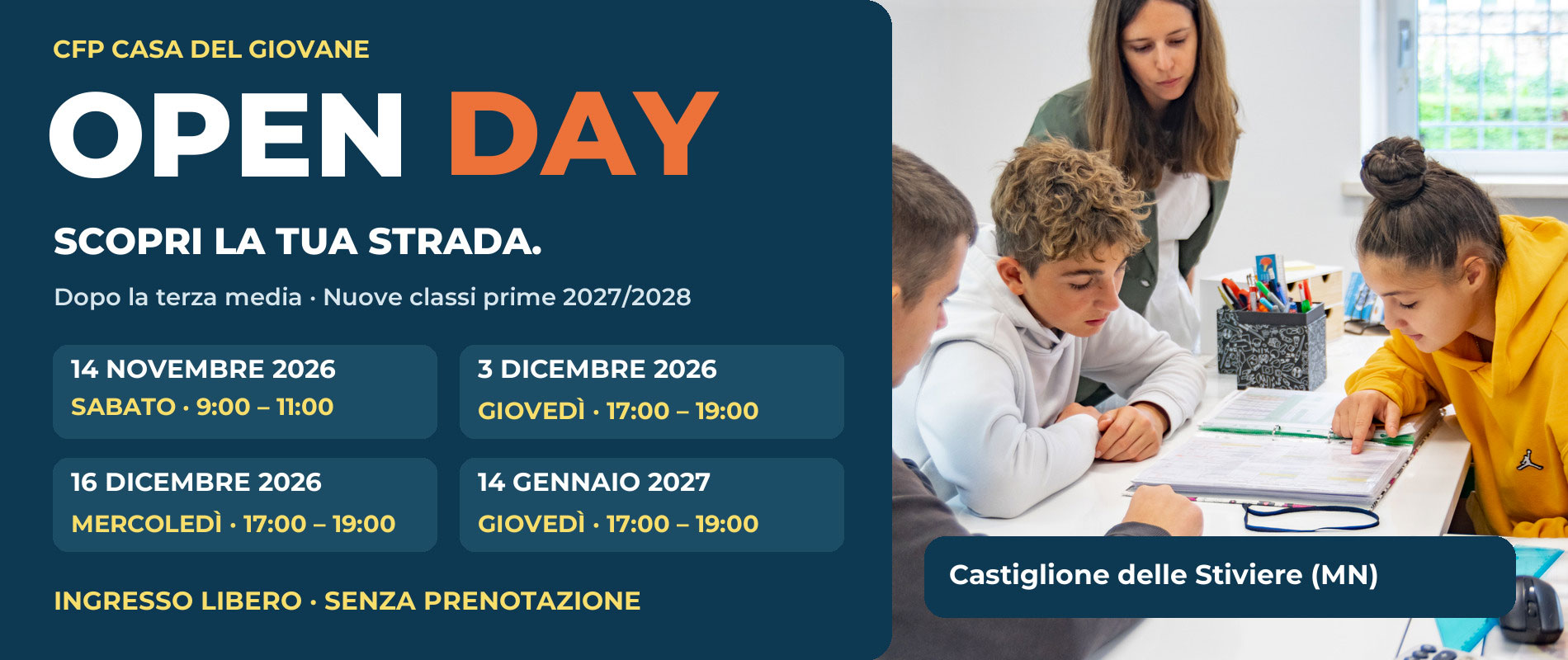 iscrizioni online centro di formazione professionale castiglione delle stiviere